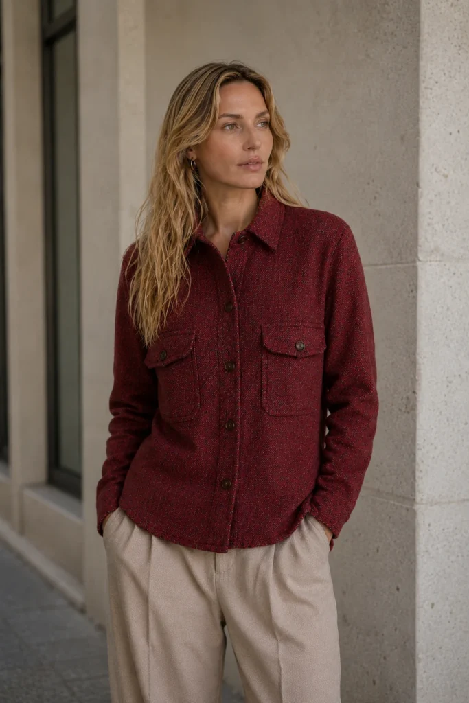 giacca in maglia cashmere